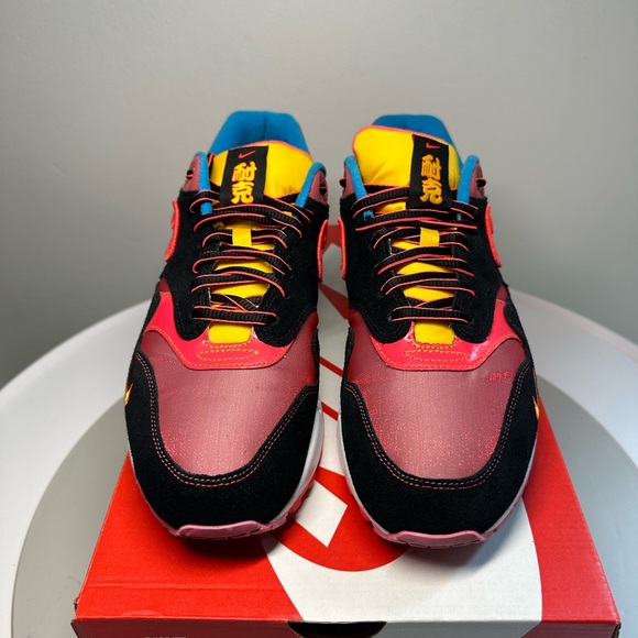 RARE NIKE MEN’S AIR MAX 1 SE THE CHINA TOWN NEW YORK 2020 SIZE 10 - Picture 4 of 12